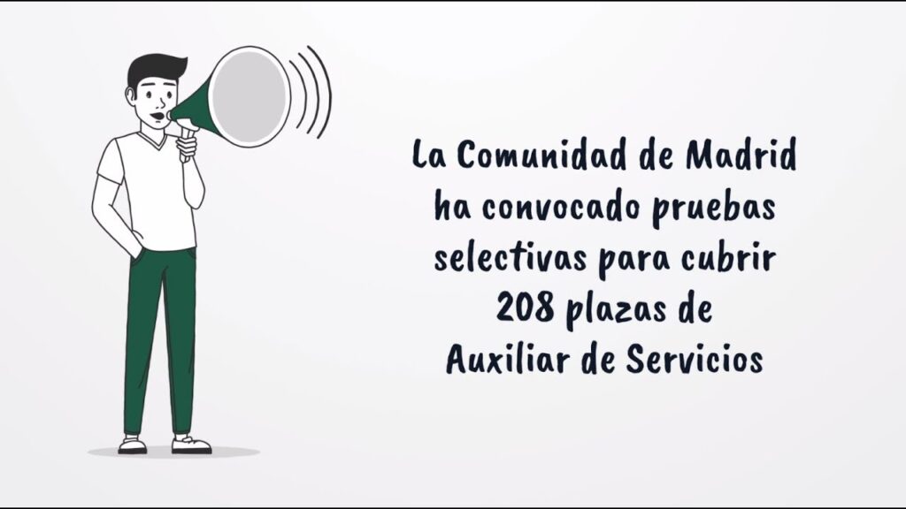 comunidad de madrid servicios empleo personal auxiliar