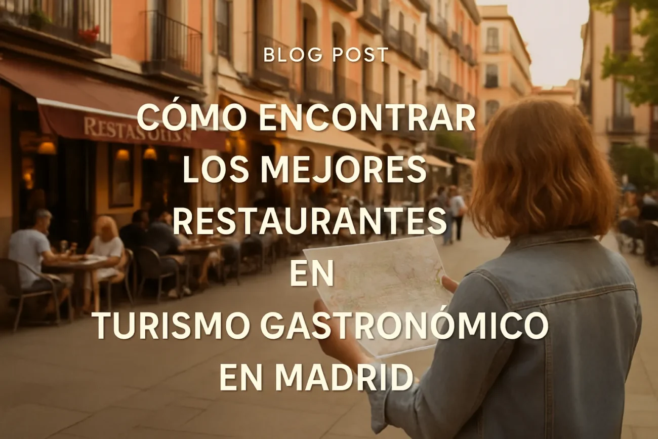 cómo encontrar los mejores restaurantes en Turismo gastronómico en Madrid