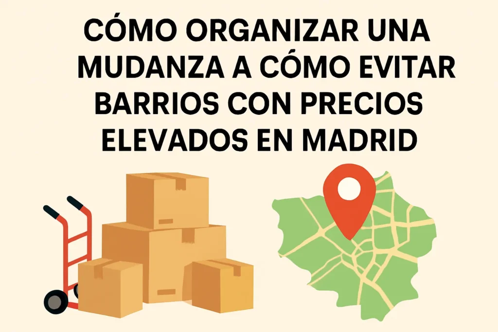 cómo organizar una mudanza a Cómo evitar barrios con precios elevados en Madrid