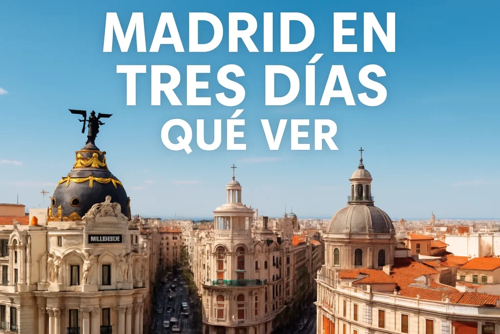 madrid en tres dias que ver
