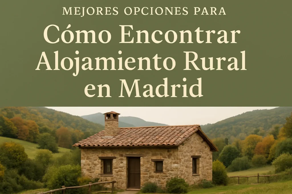 mejores opciones para Cómo encontrar alojamiento rural en Madrid