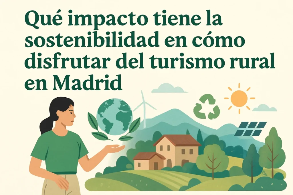 qué impacto tiene la sostenibilidad en Cómo disfrutar del turismo rural en Madrid