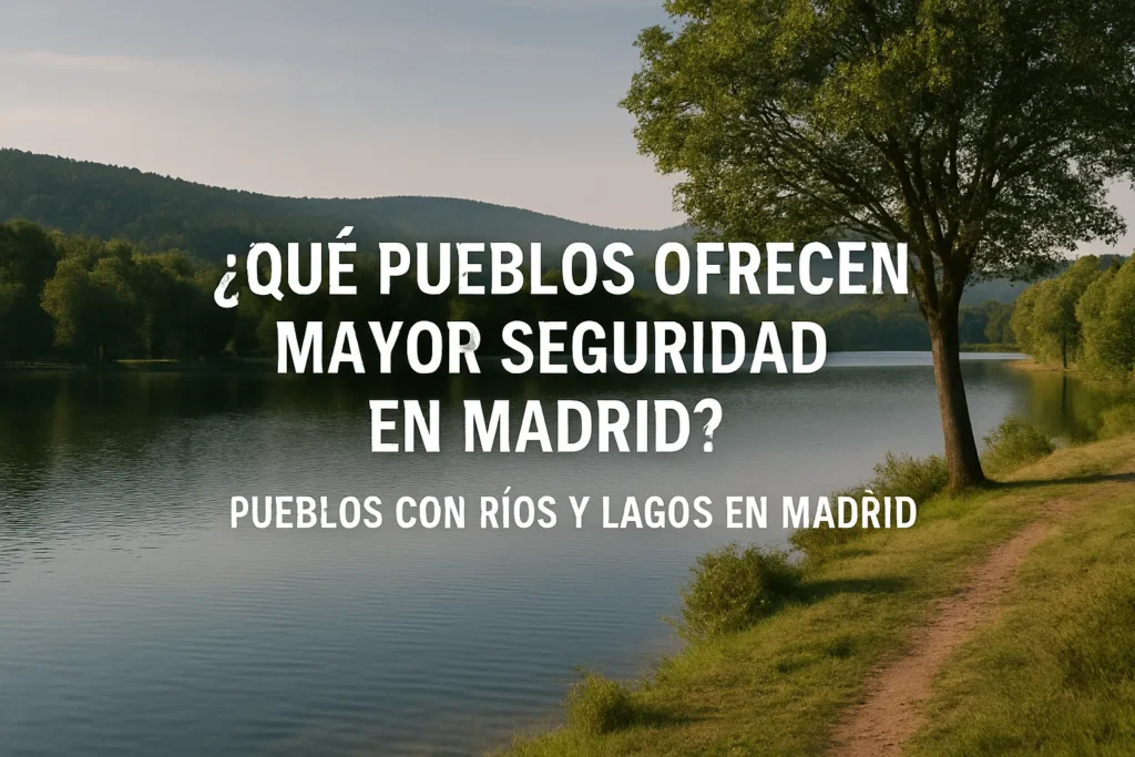qué pueblos ofrecen mayor seguridad en Madrid Pueblos con ríos y lagos en Madrid