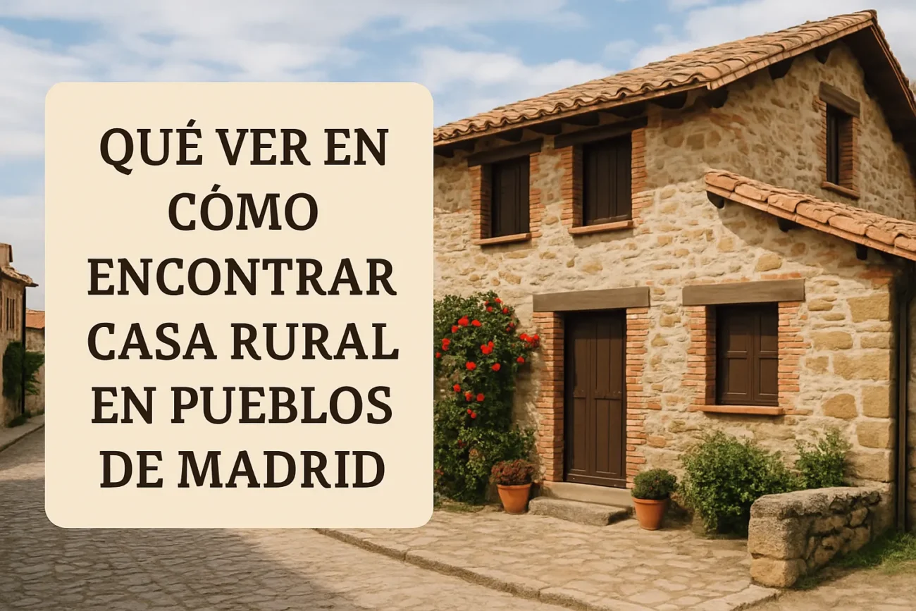 que-ver-en-Como-encontrar-casa-rural-en-pueblos-de-Madrid - Madrid Noticias 24h qué ver en Cómo encontrar casa rural en pueblos de Madrid