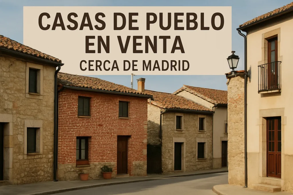 casas de pueblo en venta cerca de madrid