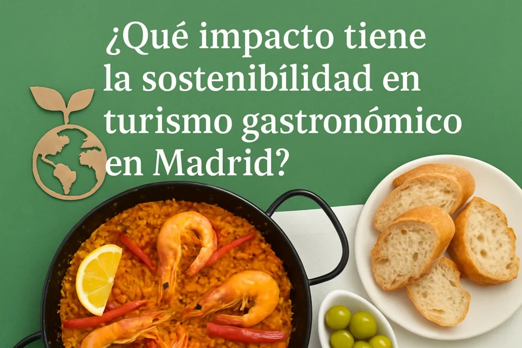 qué impacto tiene la sostenibilidad en Turismo gastronómico en Madrid