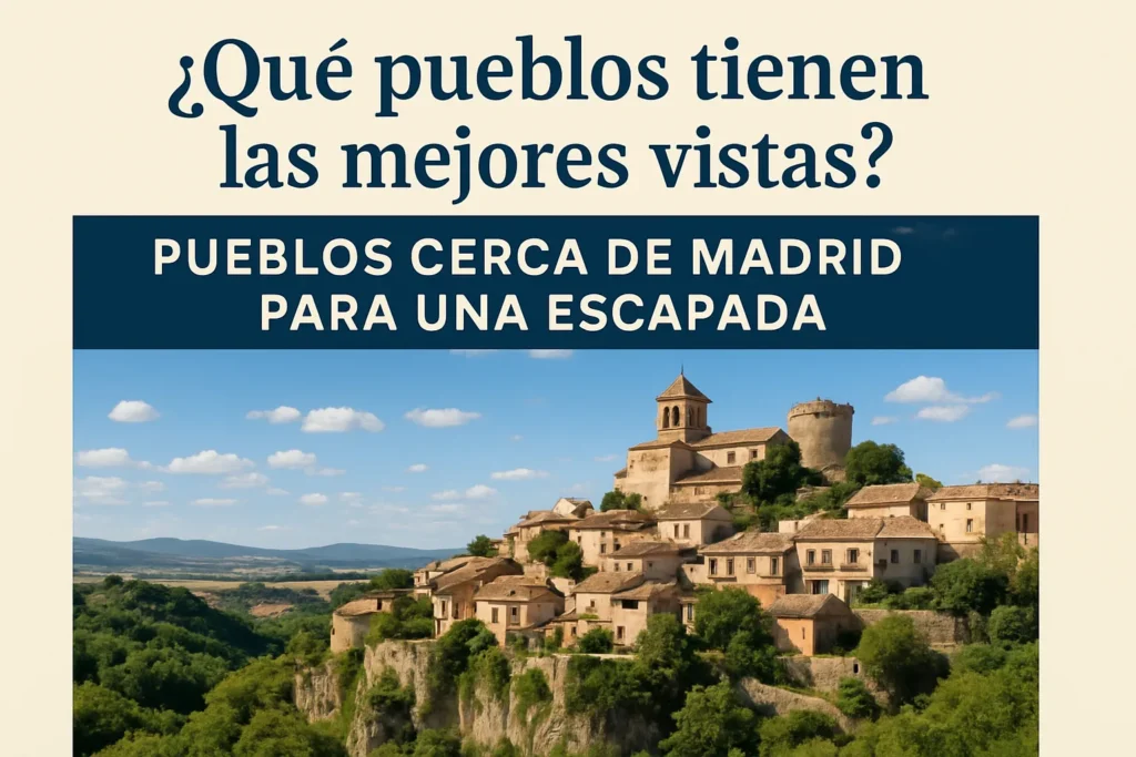 qué pueblos tienen las mejores vistas en Pueblos cerca de Madrid para una escapada