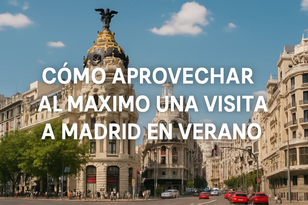 cómo aprovechar al máximo una visita a Madrid en verano