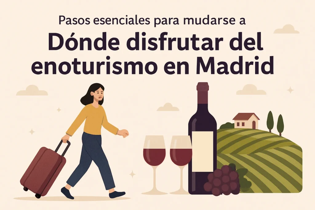 pasos esenciales para mudarse a Dónde disfrutar del enoturismo en Madrid