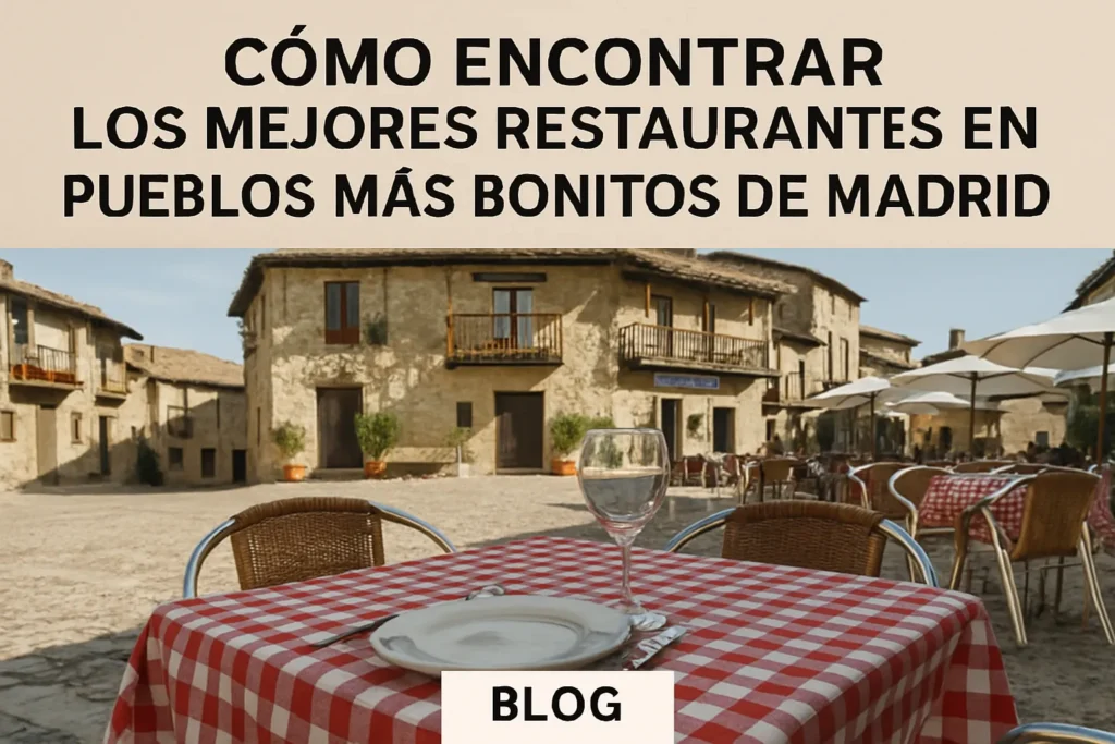 cómo encontrar los mejores restaurantes en Pueblos más bonitos de Madrid