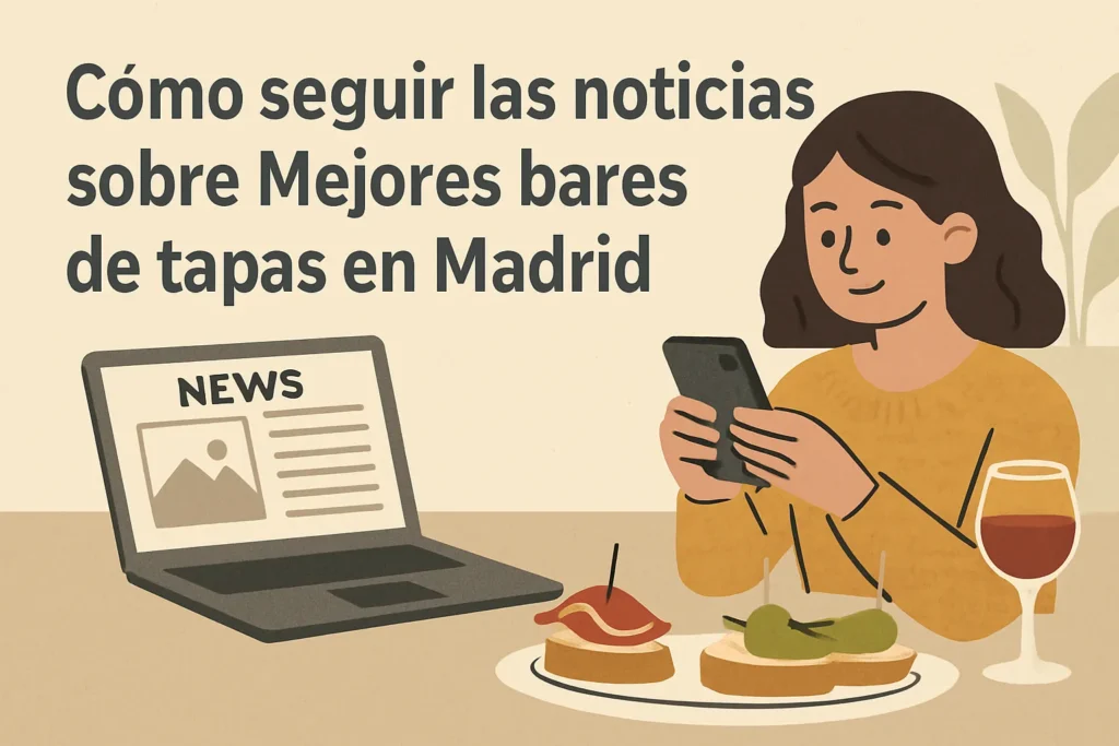 cómo seguir las noticias sobre Mejores bares de tapas en Madrid