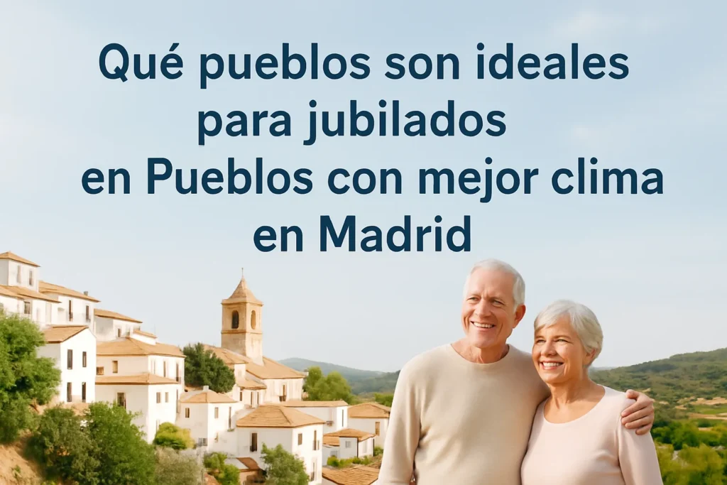 qué pueblos son ideales para jubilados en Pueblos con mejor clima en Madrid