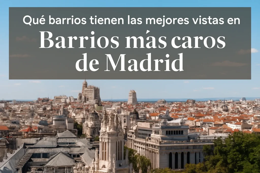 qué barrios tienen las mejores vistas en Barrios más caros de Madrid