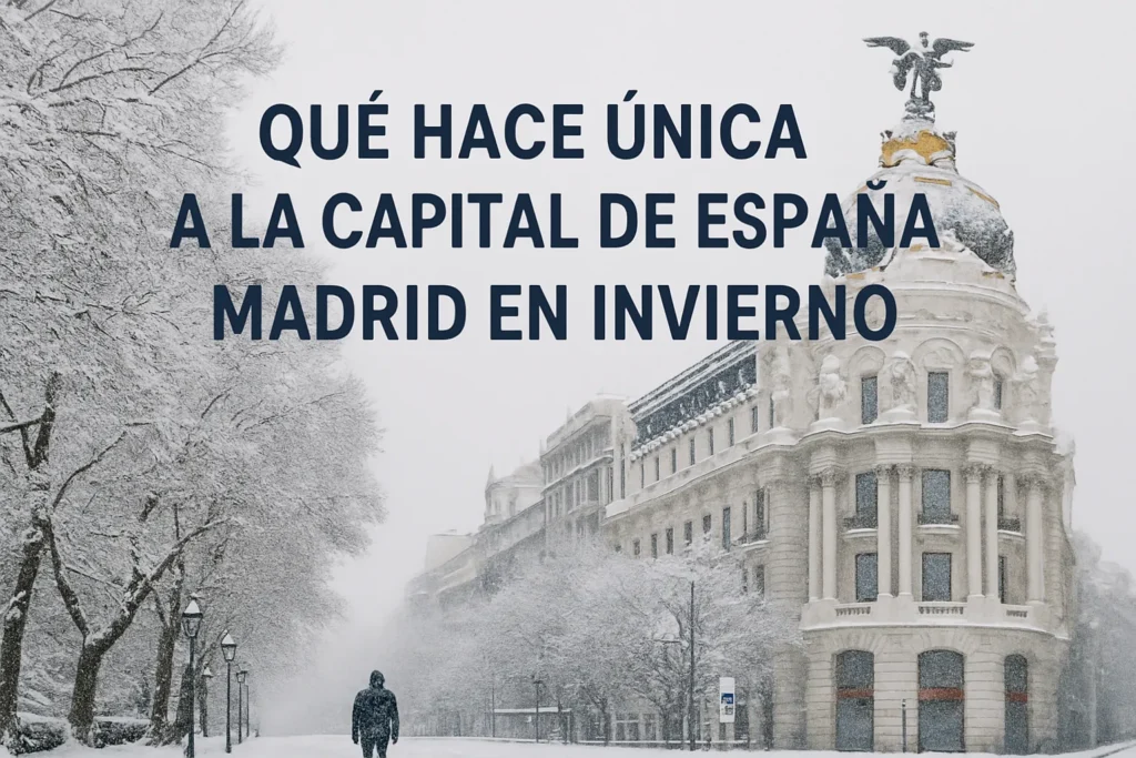 qué hace única a la capital de España Madrid en invierno