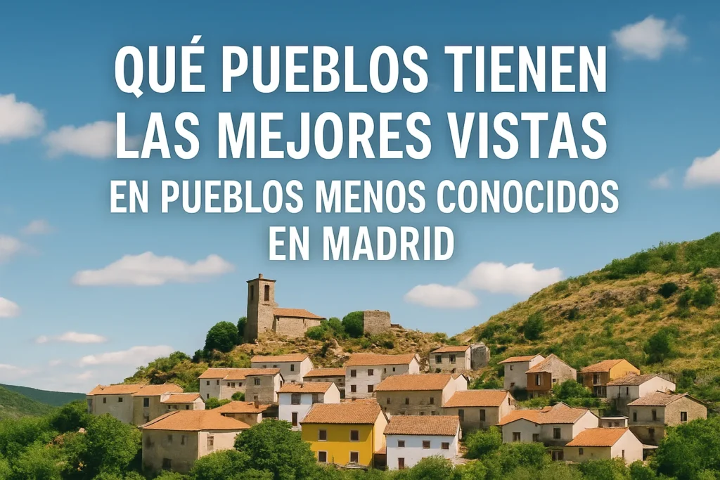 qué pueblos tienen las mejores vistas en Pueblos menos conocidos en Madrid