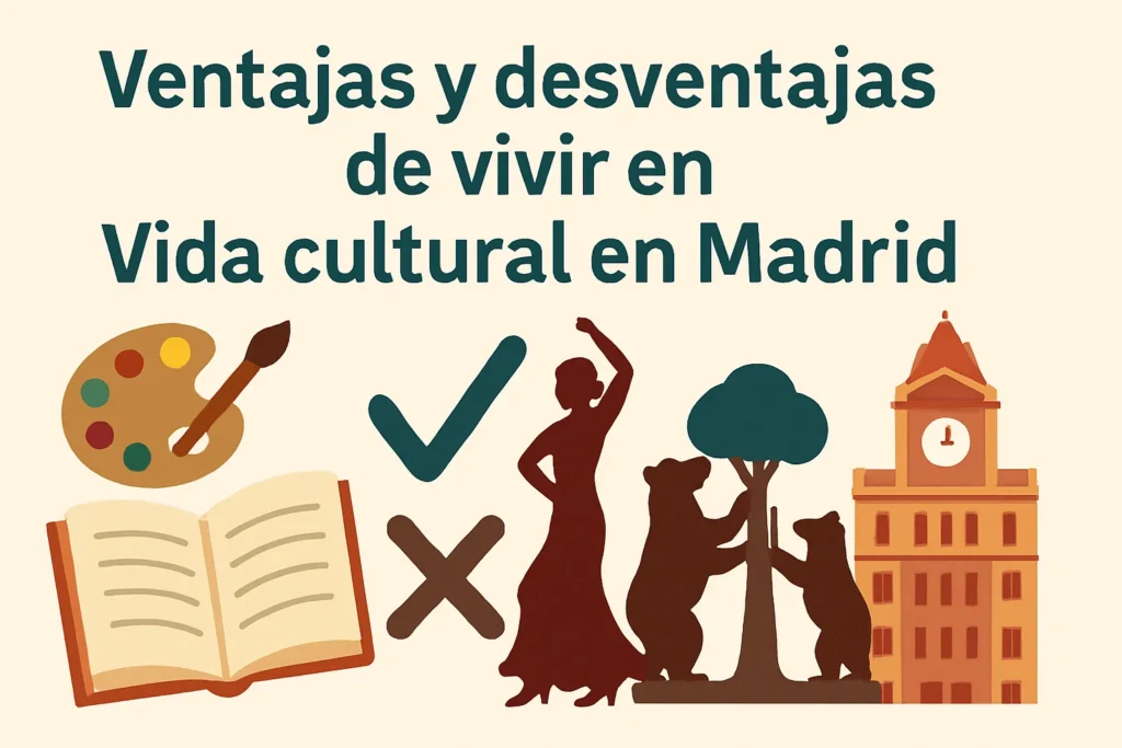 ventajas y desventajas de vivir en Vida cultural en Madrid