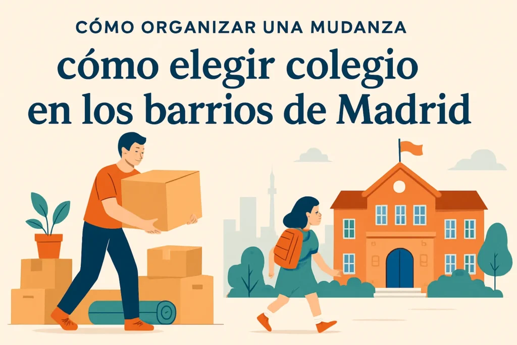 cómo organizar una mudanza a Cómo elegir colegio en los barrios de Madrid