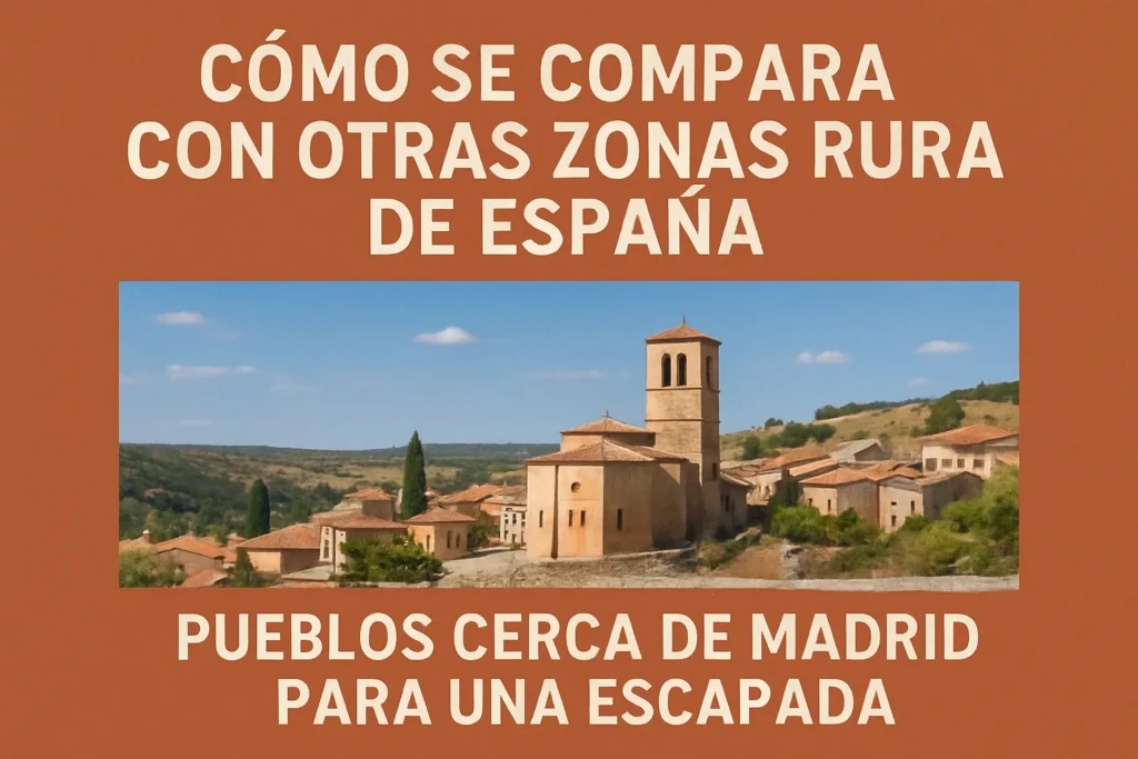 cómo se compara con otras zonas rurales de España Pueblos cerca de Madrid para una escapada