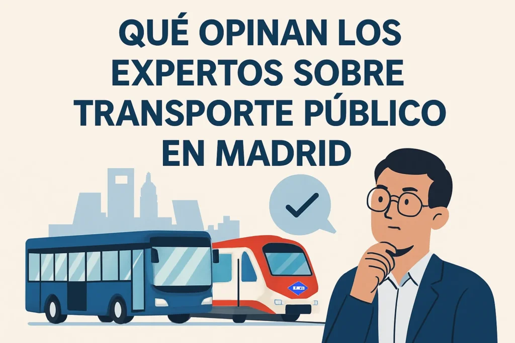 qué opinan los expertos sobre Transporte público en Madrid