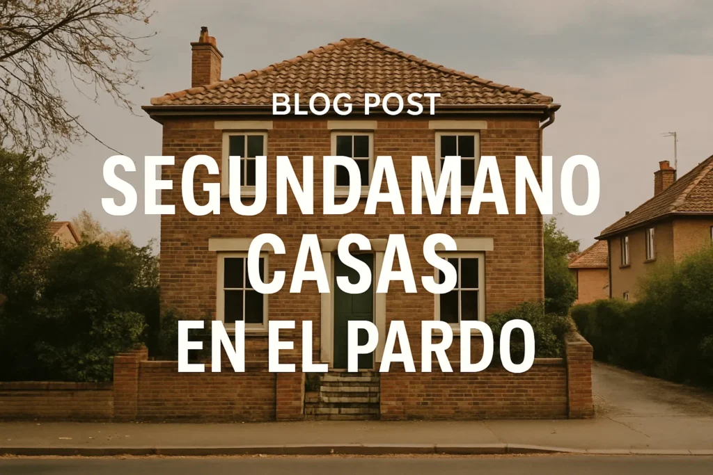 segundamano casas en el pardo