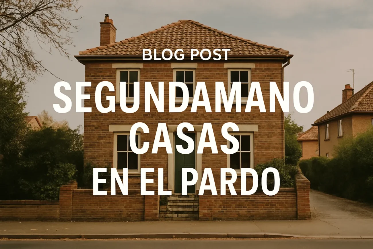 segundamano casas en el pardo