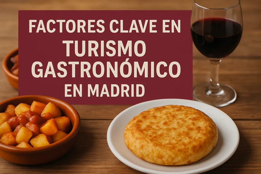 factores clave en Turismo gastronómico en Madrid