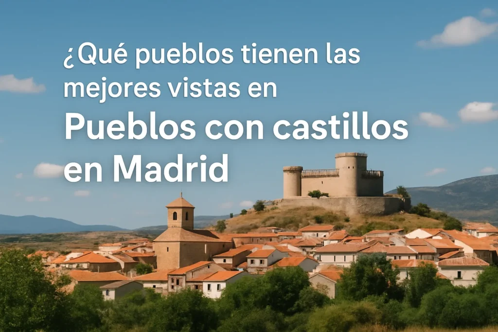 qué pueblos tienen las mejores vistas en Pueblos con castillos en Madrid