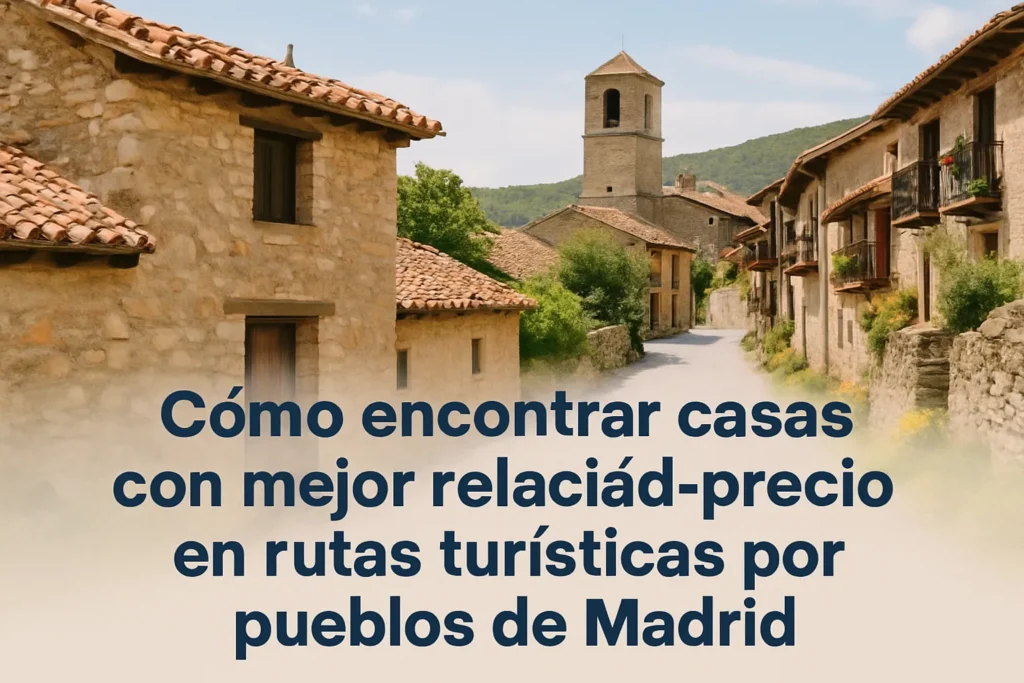 cómo encontrar casas con mejor relación calidad-precio en Rutas turísticas por pueblos de Madrid