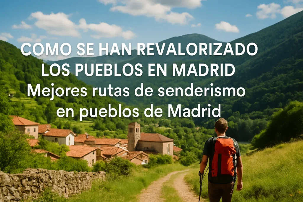 cómo se han revalorizado los pueblos en Madrid Mejores rutas de senderismo en pueblos de Madrid