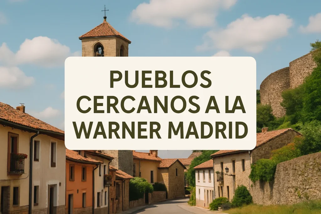pueblos cercanos a la warner madrid