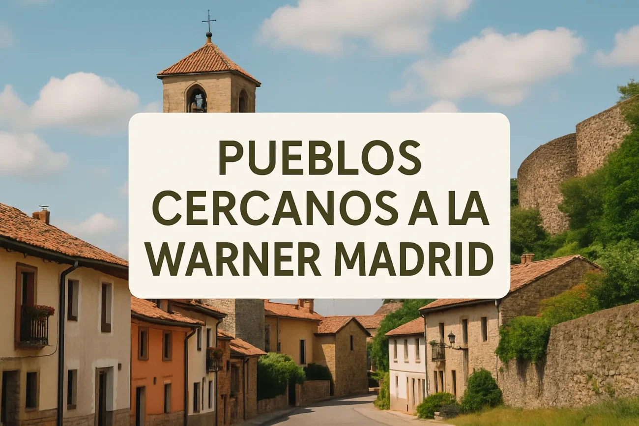 pueblos cercanos a la warner madrid