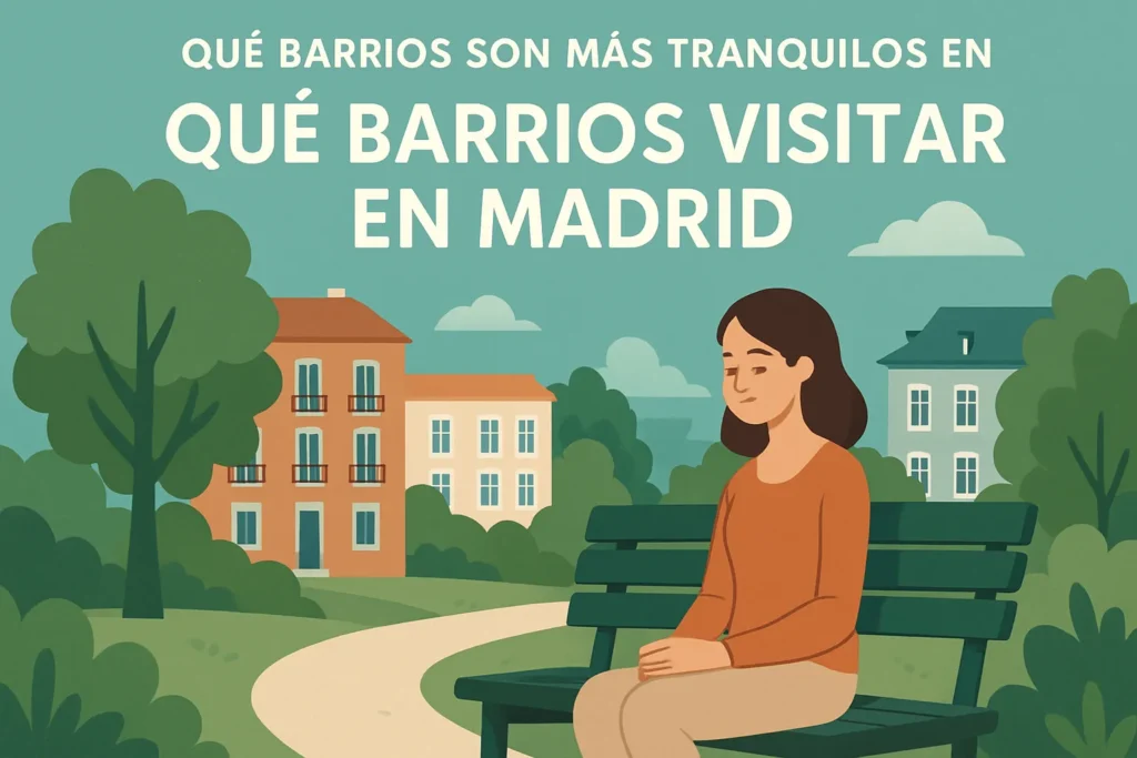 qué barrios son más tranquilos en Qué barrios visitar en Madrid