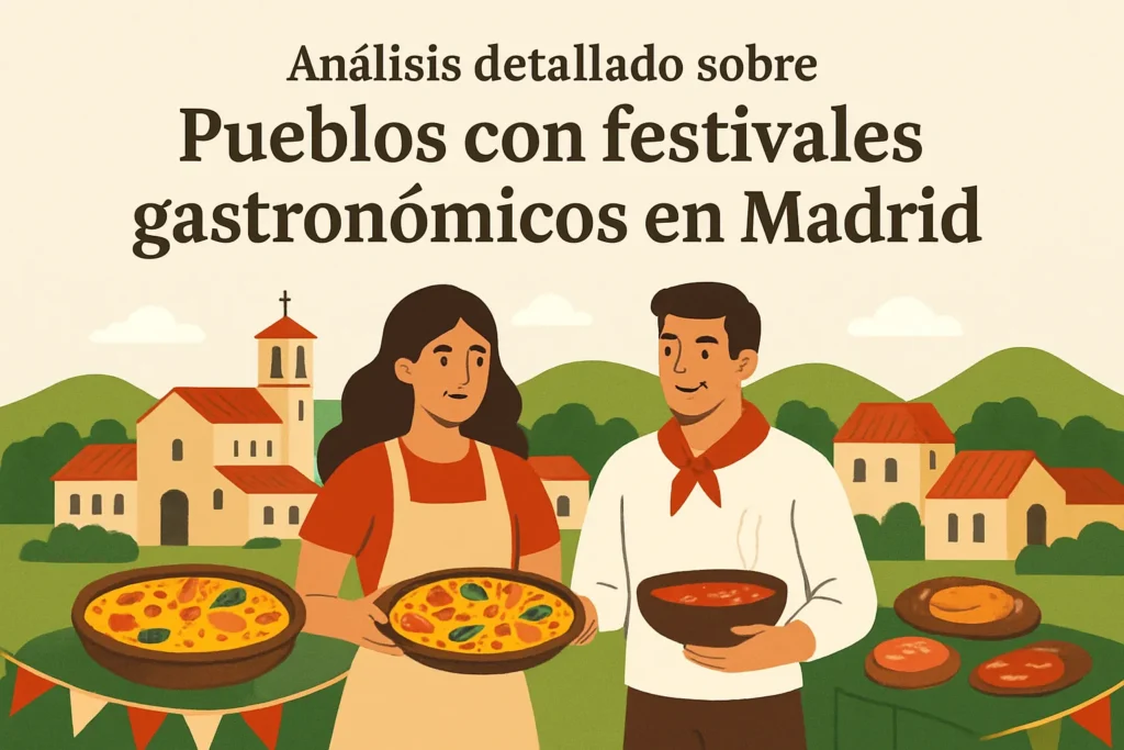 análisis detallado sobre Pueblos con festivales gastronómicos en Madrid
