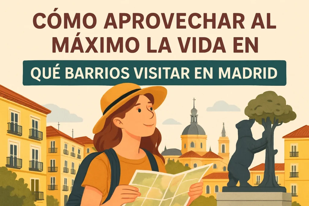 cómo aprovechar al máximo la vida en Qué barrios visitar en Madrid