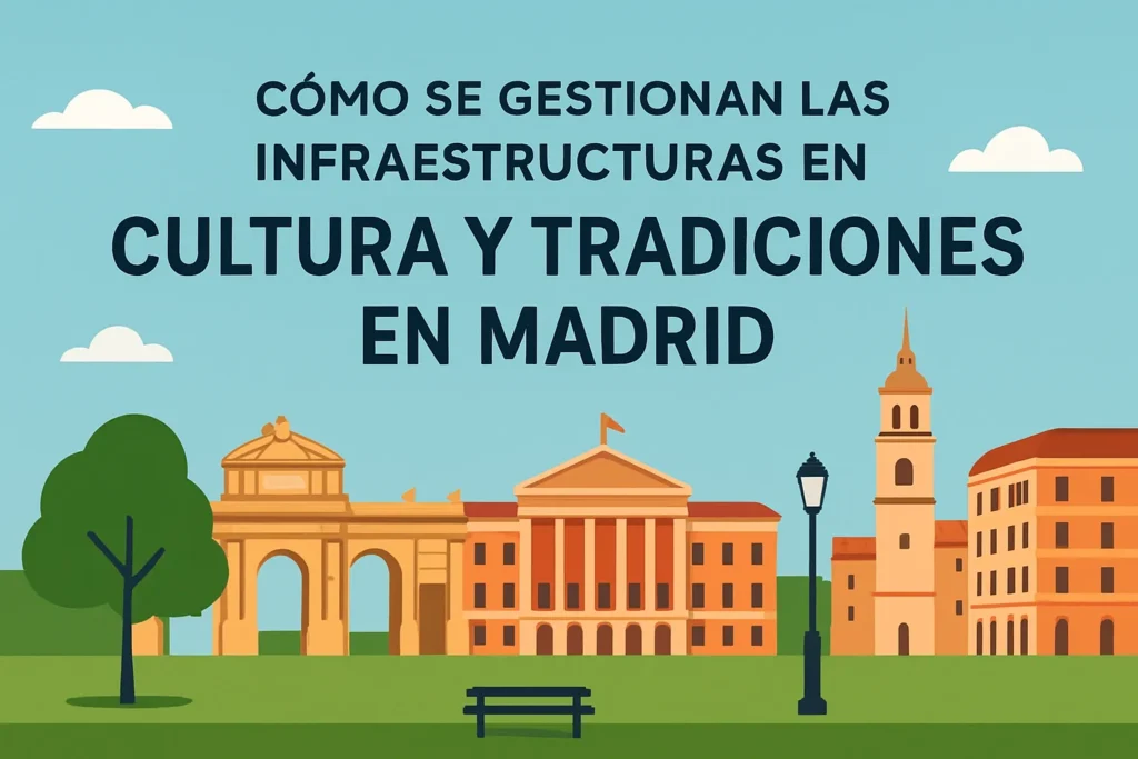 cómo se gestionan las infraestructuras en Cultura y tradiciones en Madrid