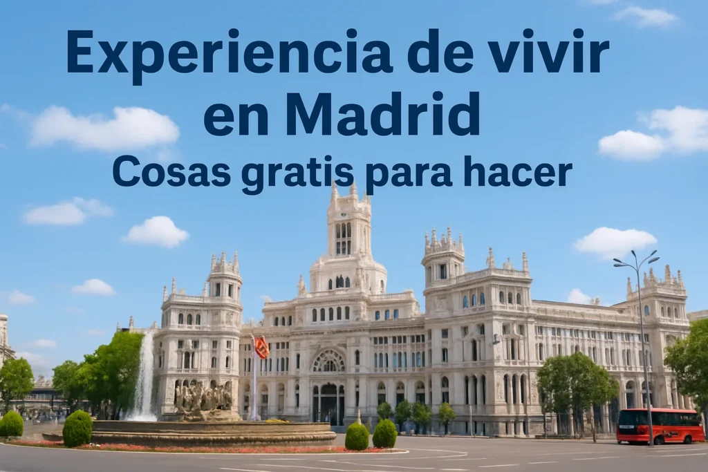 experiencia de vivir en Cosas gratis para hacer en Madrid