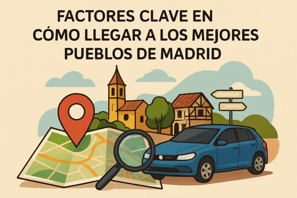 factores clave en Cómo llegar a los mejores pueblos de Madrid