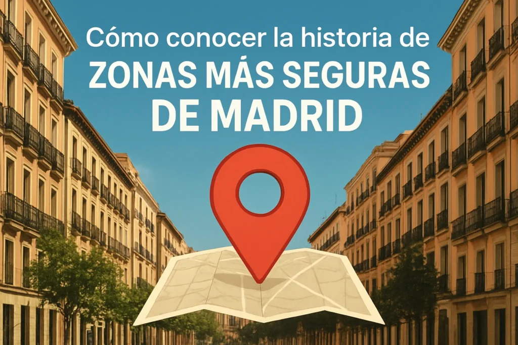 cómo conocer la historia de Zonas más seguras de Madrid
