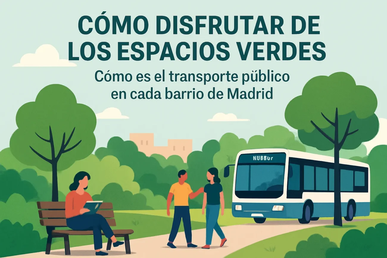como-disfrutar-de-los-espacios-verdes-en-Como-es-el-transporte-publico-en-cada-barrio-de-Madrid - Madrid Noticias 24h cómo disfrutar de los espacios verdes en Cómo es el transporte público en cada barrio de Madrid