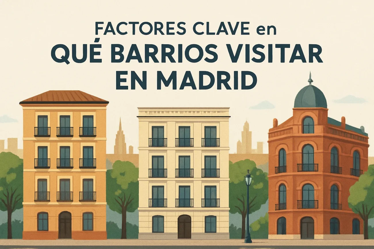 factores clave en Qué barrios visitar en Madrid