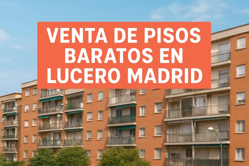 venta de pisos baratos en lucero madrid