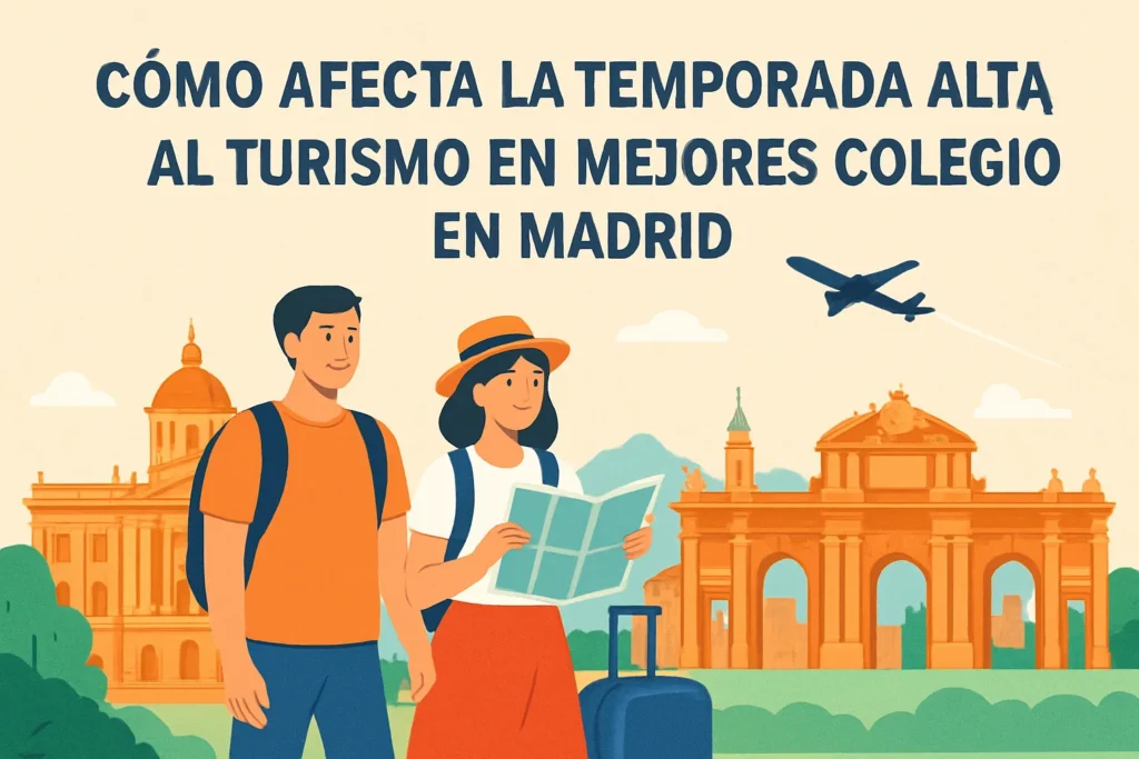 cómo afecta la temporada alta al turismo en Mejores colegios en Madrid