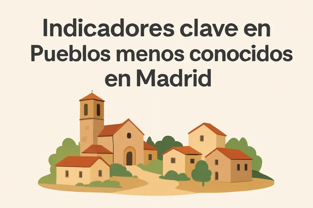 indicadores clave en Pueblos menos conocidos en Madrid
