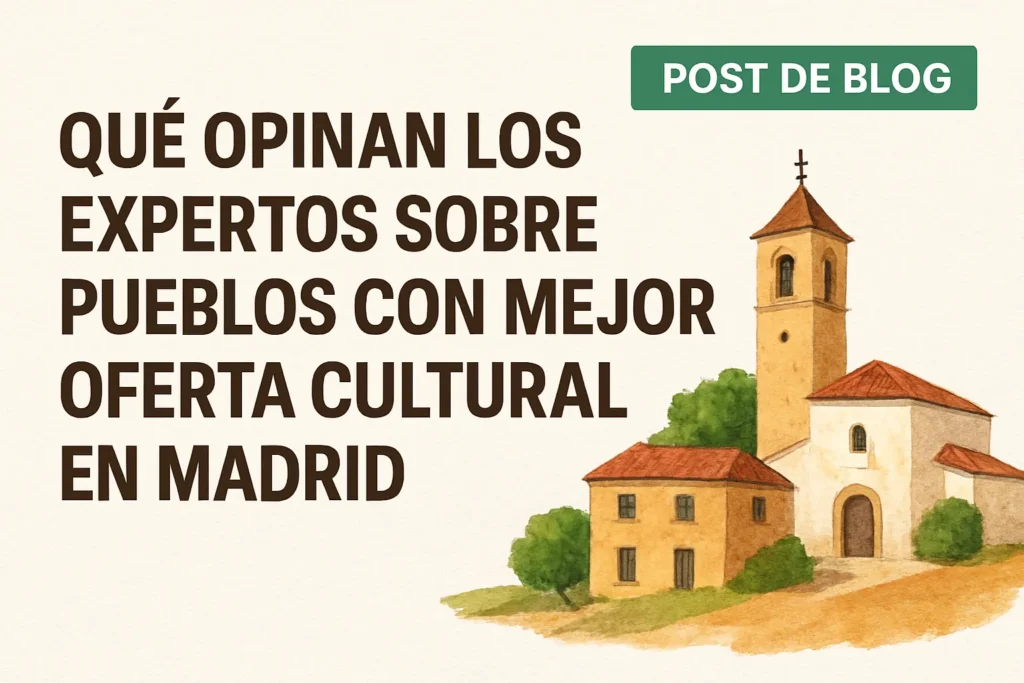 qué opinan los expertos sobre Pueblos con mejor oferta cultural en Madrid