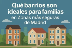 qué barrios son ideales para familias en Zonas más seguras de Madrid