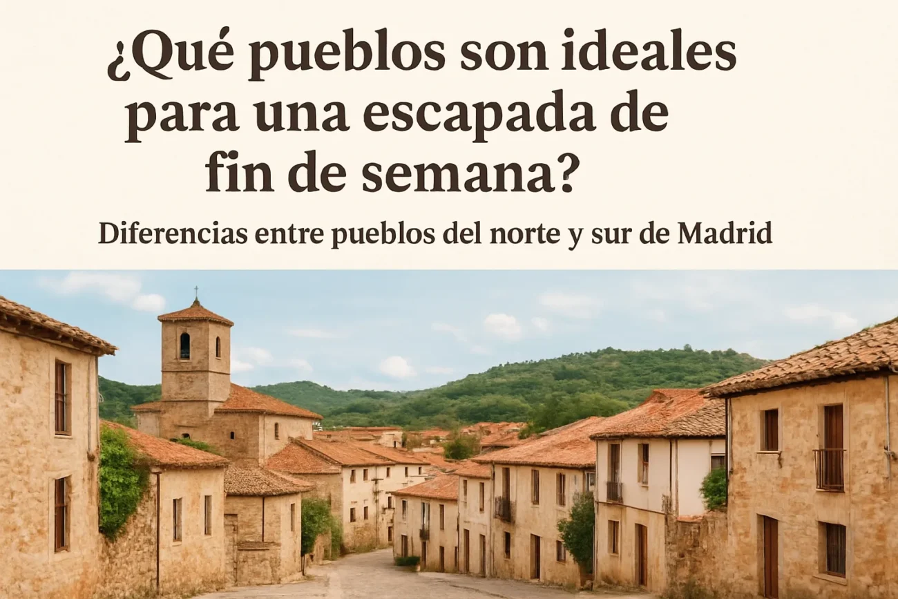 que-pueblos-son-ideales-para-una-escapada-de-fin-de-semana-en-Diferencias-entre-pueblos-del-norte-y-sur-de-Madrid - Madrid Noticias 24h qué pueblos son ideales para una escapada de fin de semana en Diferencias entre pueblos del norte y sur de Madrid