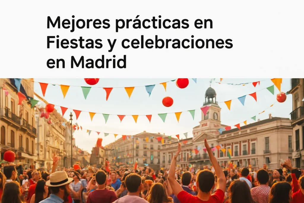 mejores prácticas en Fiestas y celebraciones en Madrid