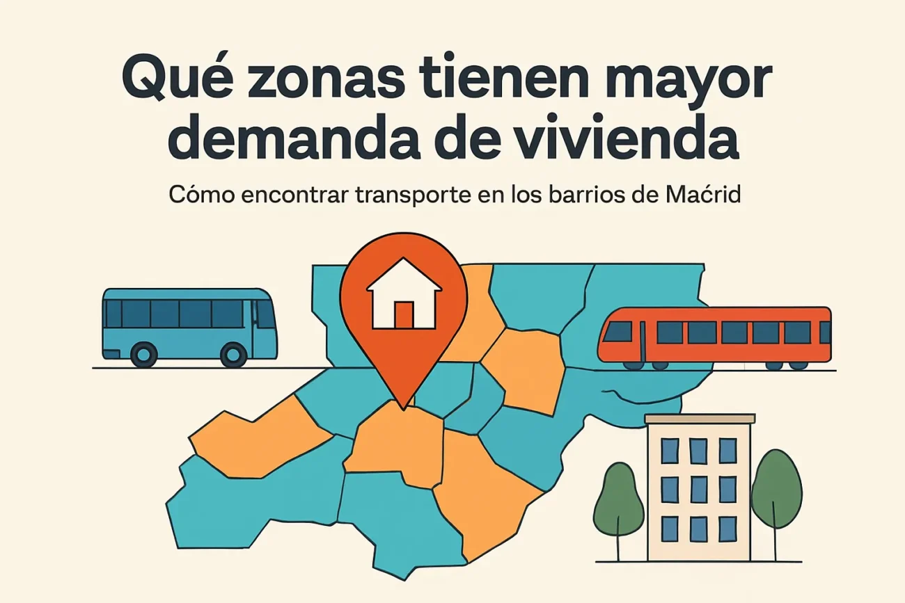 que-zonas-tienen-mayor-demanda-de-vivienda-en-Como-encontrar-transporte-en-los-barrios-de-Madrid - Madrid Noticias 24h qué zonas tienen mayor demanda de vivienda en Cómo encontrar transporte en los barrios de Madrid