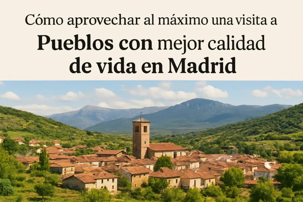 cómo aprovechar al máximo una visita a Pueblos con mejor calidad de vida en Madrid