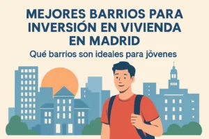 qué barrios son ideales para jóvenes en Mejores barrios para invertir en vivienda en Madrid